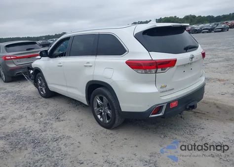 2019 Toyota Highlander Limited Platinum from USA, damaged, VIN 5TDYZRFH9KS303403